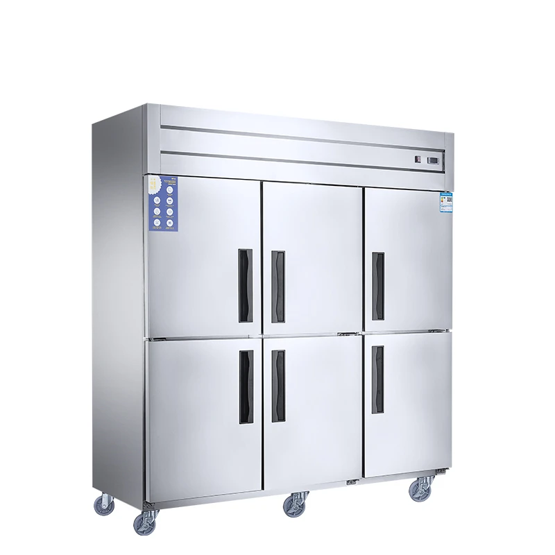 6-Door Air-Cooled Commercial Refrigerator